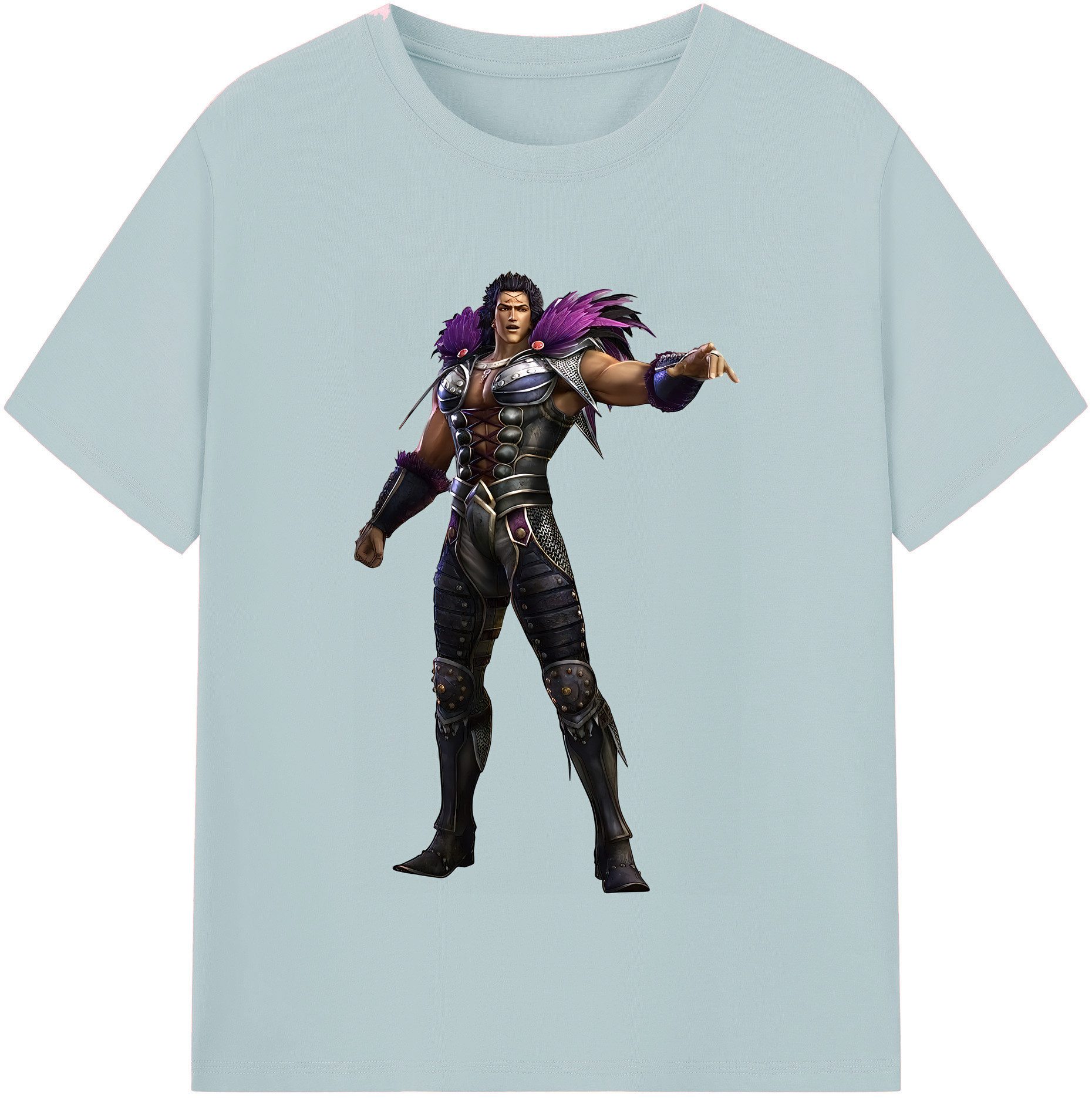 （画像用） 北斗の拳 Fist of the North Star 綿100％半袖Tシャツ（フロントプリント）